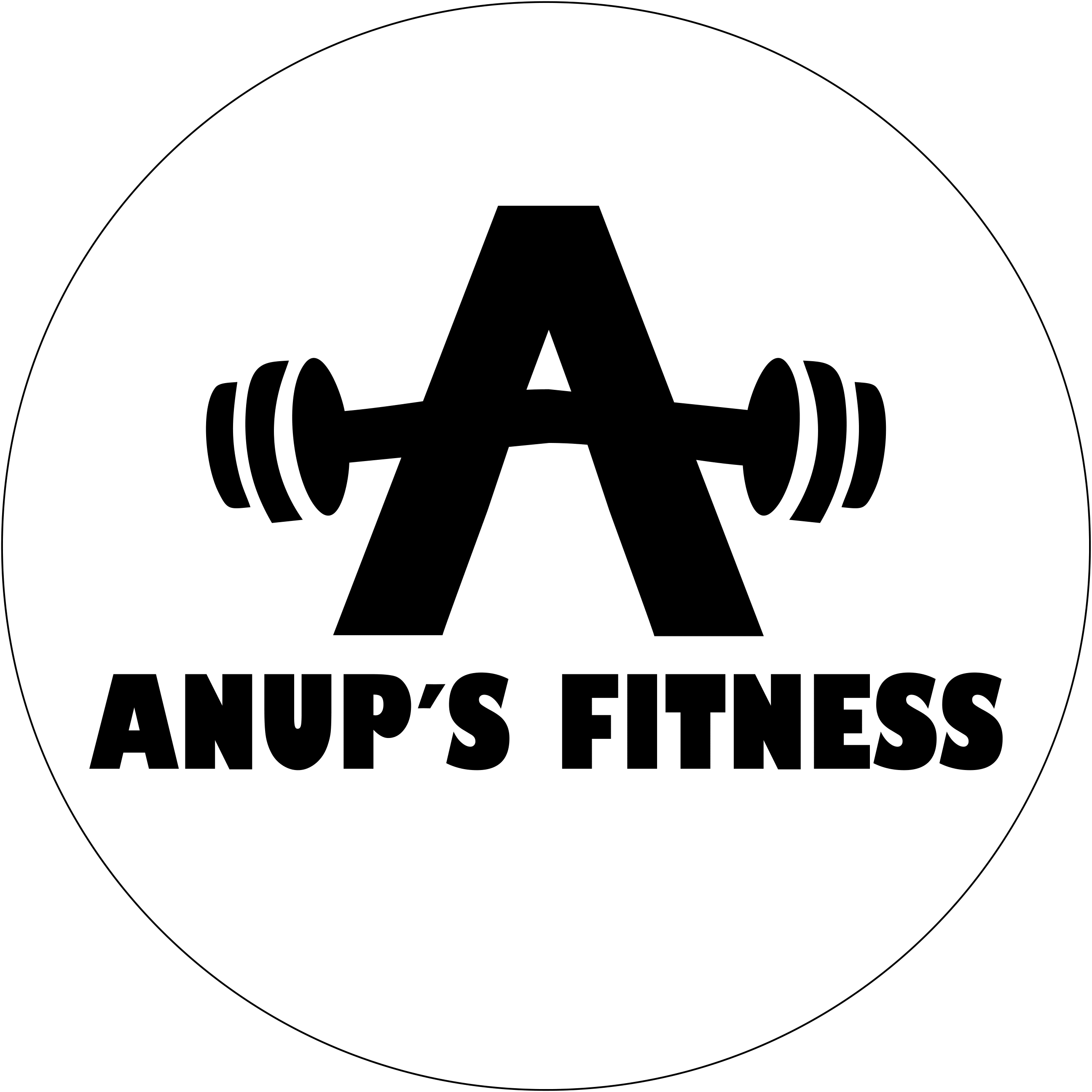 Anups Fitness Logo